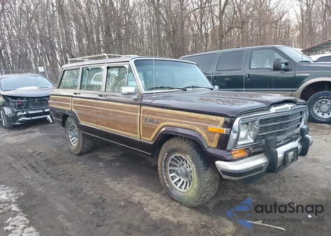 1991 Jeep Grand Wagoneer z USA, uszkodzony, nr VIN 1J4GS5874MP801836